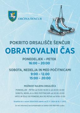 drsališče Šenčur_OBRATOVALNI ČAS